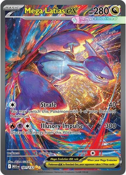 Mega Latias ex - 181/132, ME01: Mega Evolution 181/132