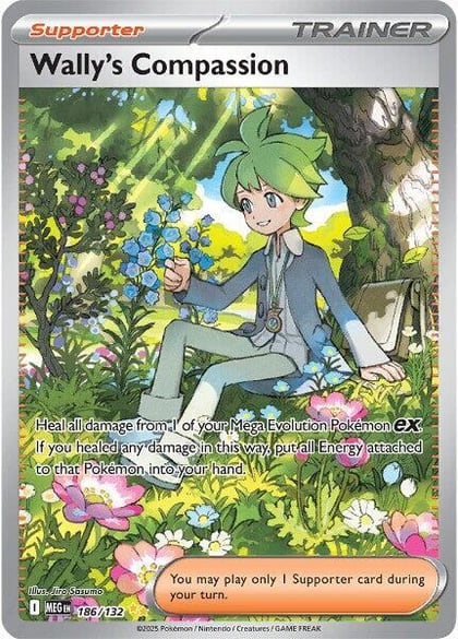Wally's Compassion - 186/132, ME01: Mega Evolution 186/132