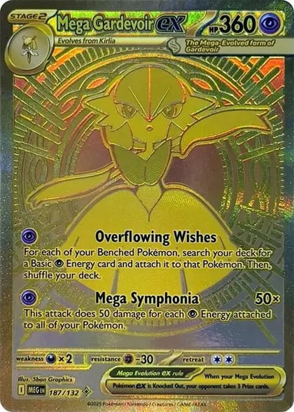 Mega Gardevoir ex - 187/132, ME01: Mega Evolution 187/132