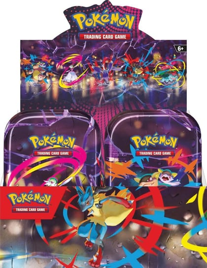 Mega Heroes Mini Tin Display, ME01: Mega Evolution P649392