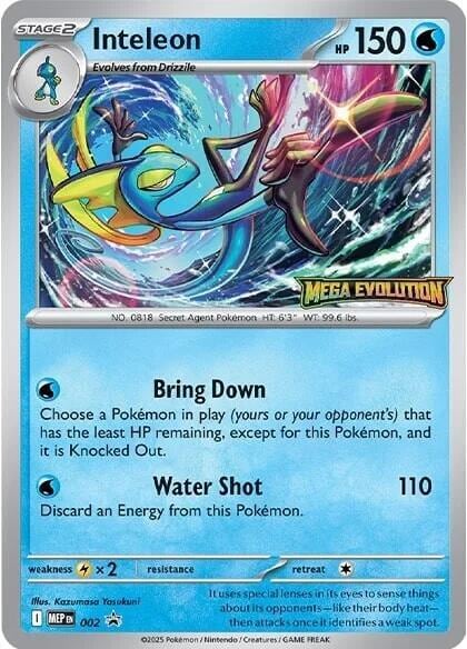 Inteleon - 002, ME: Mega Evolution Promo 002