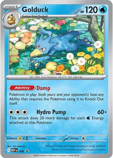 Golduck - 008, ME: Mega Evolution Promo 008