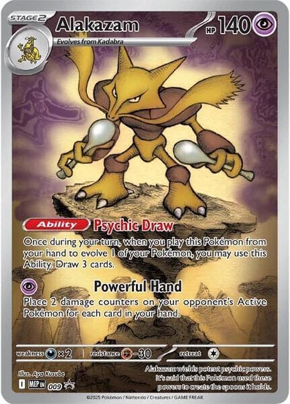 Alakazam - 009, ME: Mega Evolution Promo 009