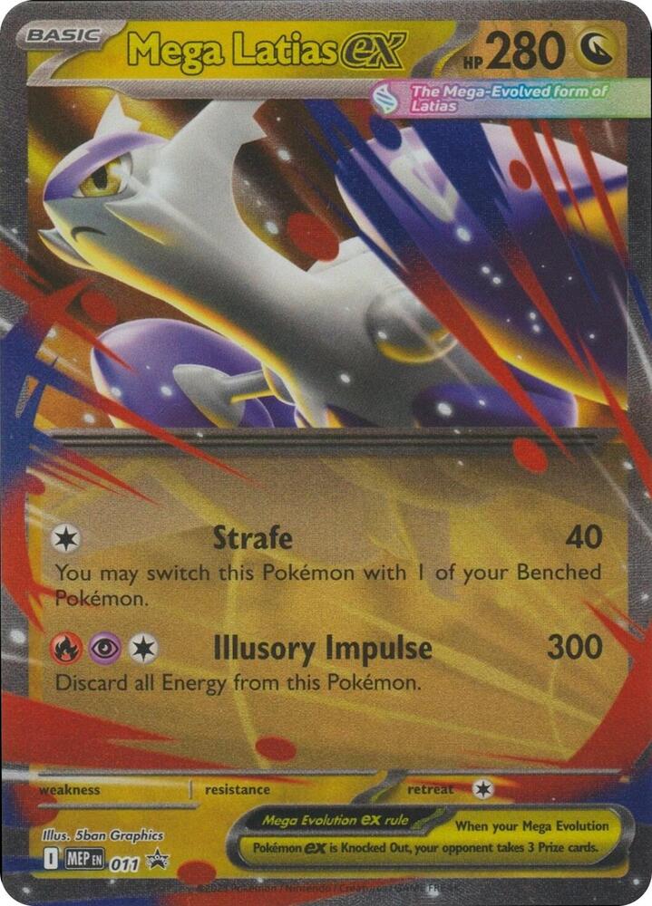 Mega Latias ex - 011, ME: Mega Evolution Promo 011
