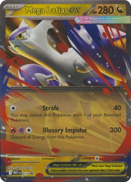 Mega Latias ex - 011, ME: Mega Evolution Promo 011