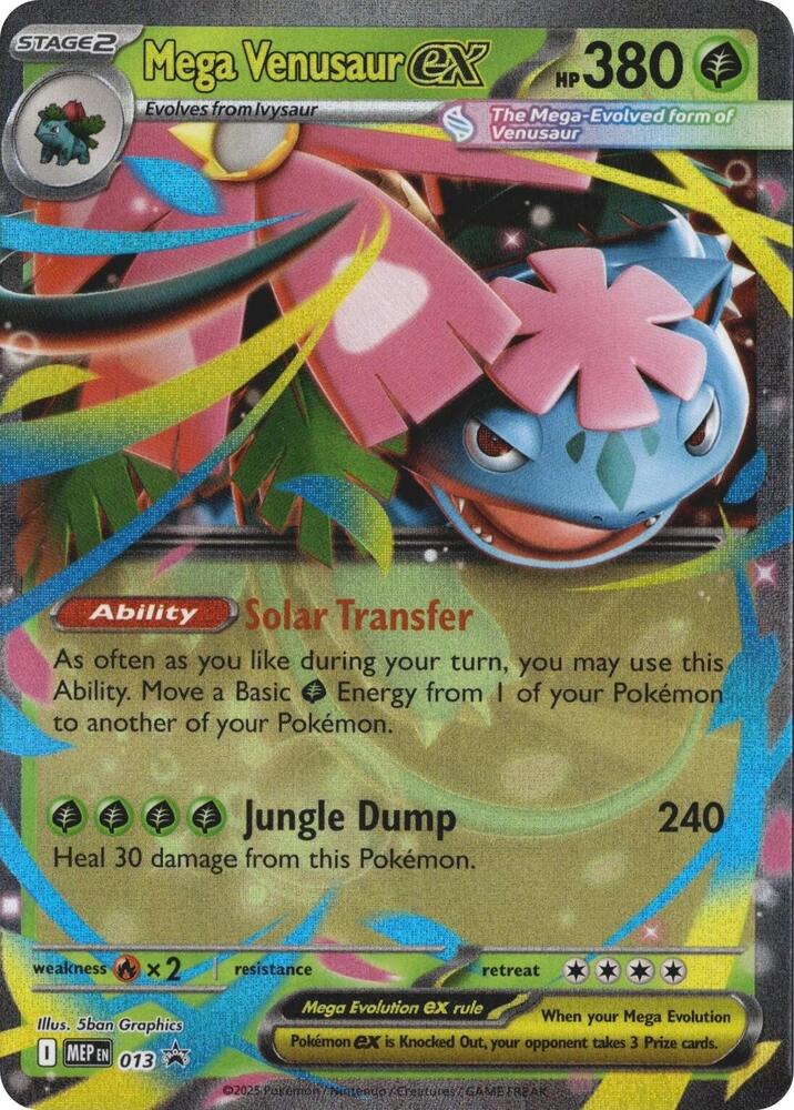 Mega Venusaur ex - 013, ME: Mega Evolution Promo 013