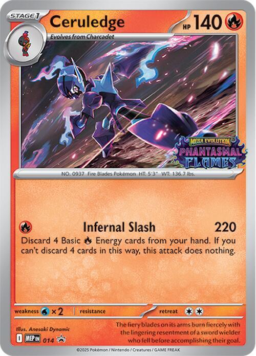 Ceruledge - 014, ME: Mega Evolution Promo 014