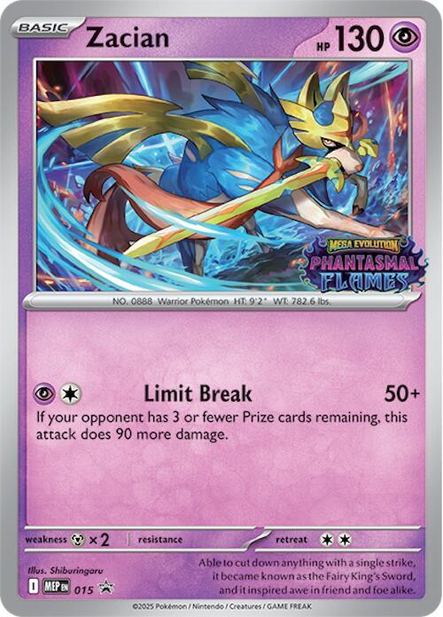 Zacian - 015, ME: Mega Evolution Promo 015