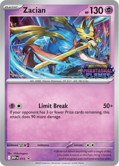 Zacian - 015, ME: Mega Evolution Promo 015