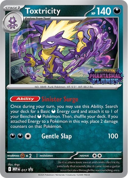 Toxtricity (Prerelease), ME: Mega Evolution Promo 017