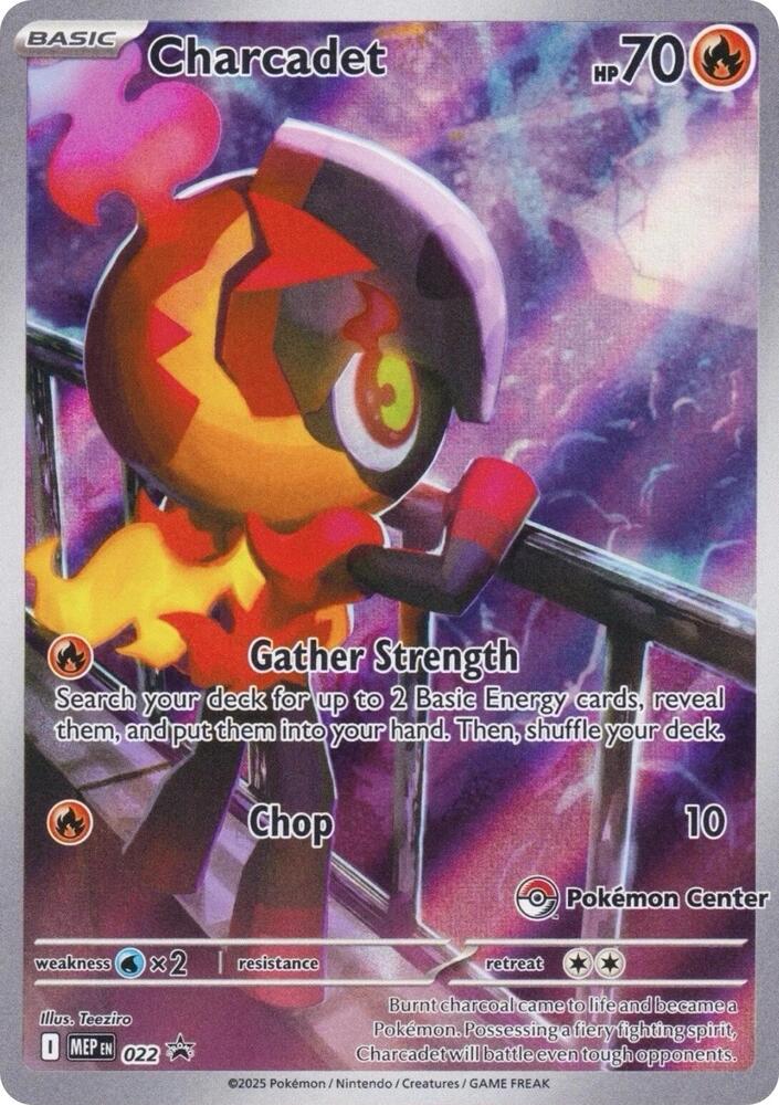 Charcadet - 022 (Pokemon Center Exclusive), ME: Mega Evolution Promo 022