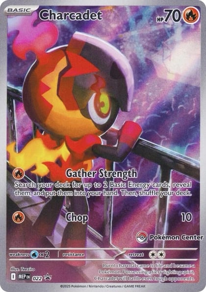 Charcadet - 022 (Pokemon Center Exclusive), ME: Mega Evolution Promo 022