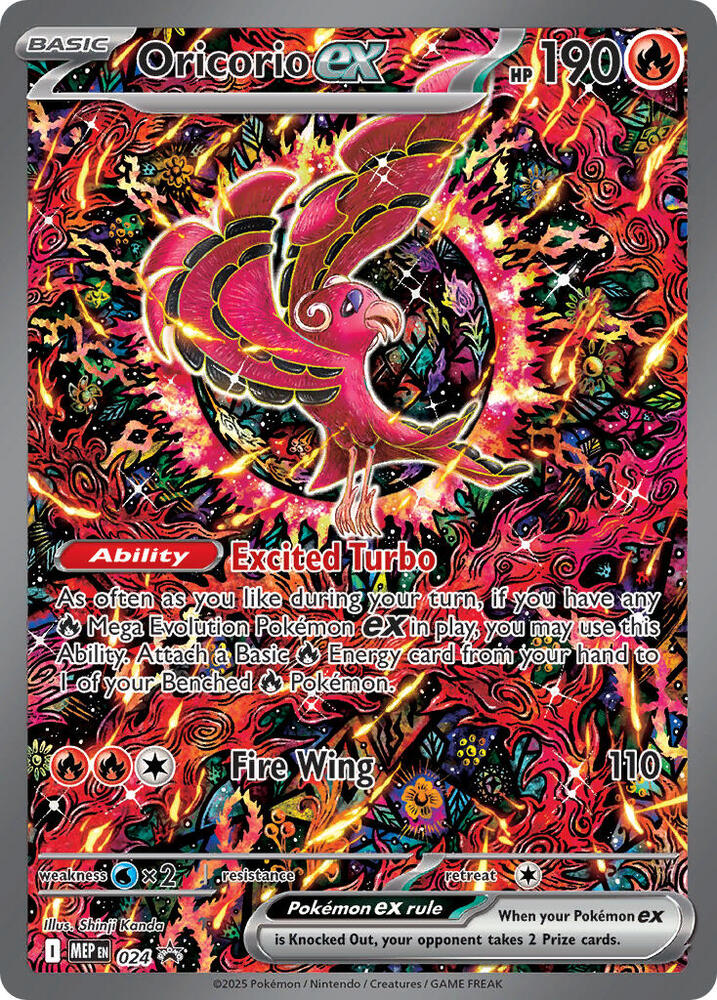 Oricorio ex - 024, ME: Mega Evolution Promo 024