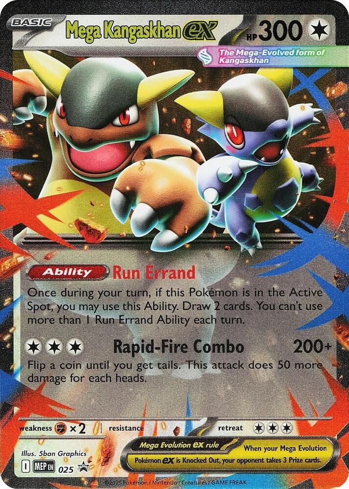 Mega Kangaskhan ex - 025, ME: Mega Evolution Promo 025