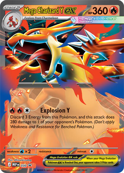 Mega Charizard Y ex - 030, ME: Mega Evolution Promo 030