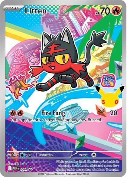 Litten - 044, ME: Mega Evolution Promo 044