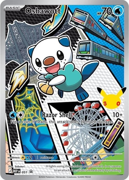 Oshawott - 051, ME: Mega Evolution Promo 051