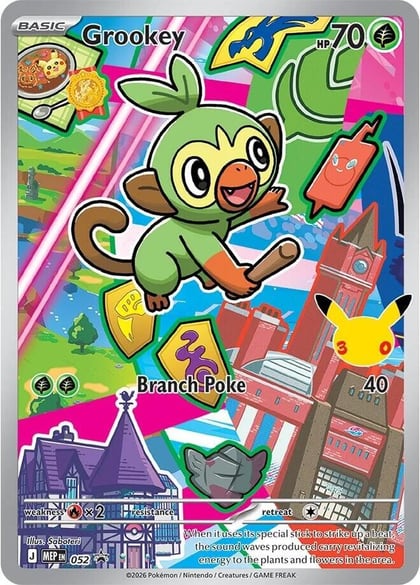 Grookey - 052, ME: Mega Evolution Promo 052