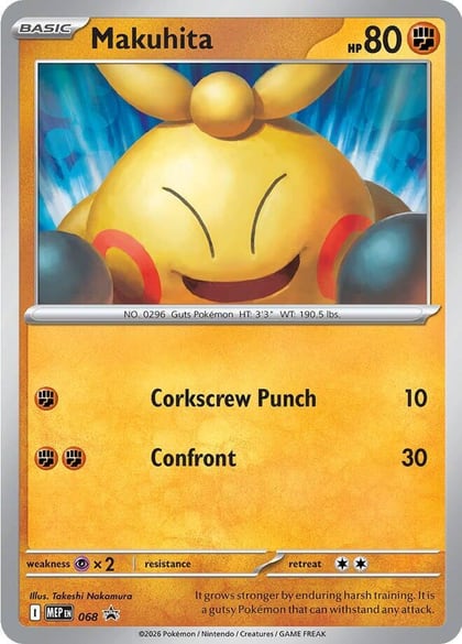 Makuhita - 068, ME: Mega Evolution Promo 068