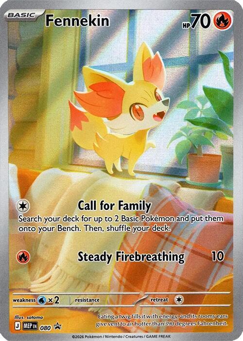 Fennekin - 080, ME: Mega Evolution Promo 080