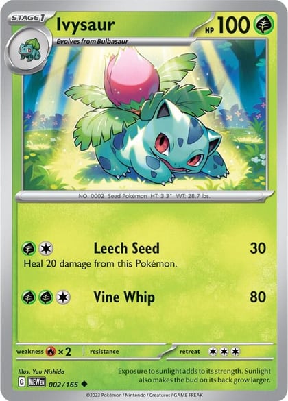 Ivysaur - 002/165, SV: Scarlet & Violet 151 002/165