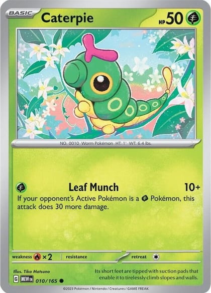 Caterpie - 010/165, SV: Scarlet & Violet 151 010/165