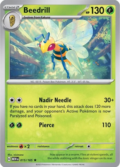 Beedrill, SV: Scarlet & Violet 151 015/165