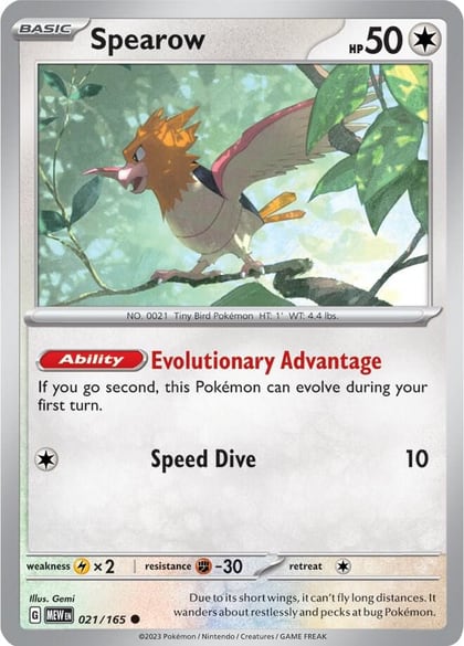 Spearow, SV: Scarlet & Violet 151 021/165