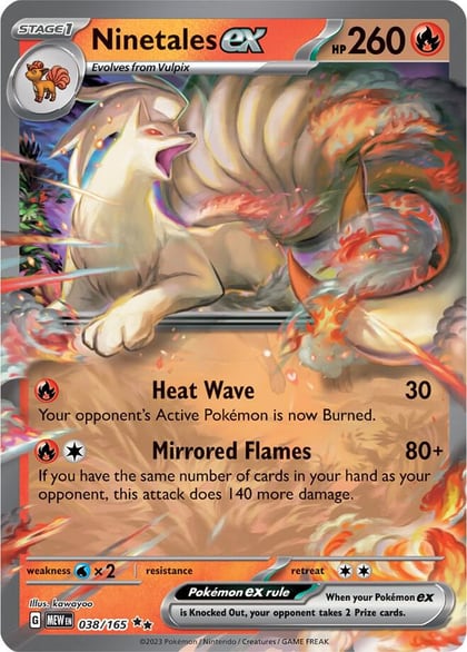 Ninetales ex - 038/165, SV: Scarlet & Violet 151 038/165