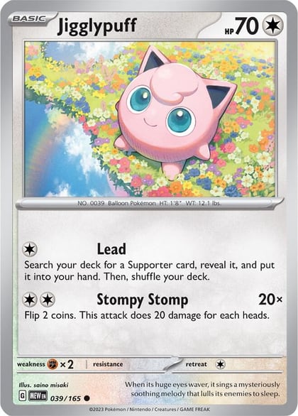 Jigglypuff, SV: Scarlet & Violet 151 039/165