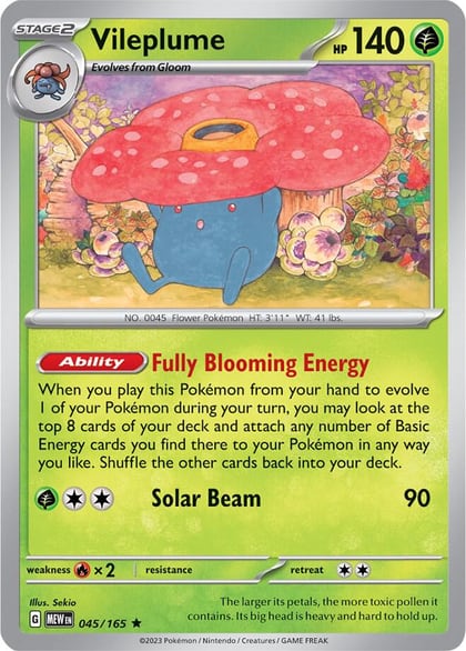 Vileplume, SV: Scarlet & Violet 151 045/165