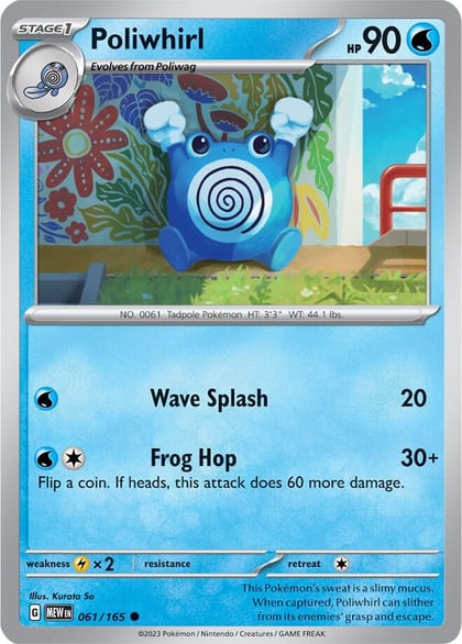 Poliwhirl - 061/165, SV: Scarlet & Violet 151 061/165
