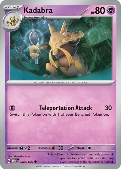 Kadabra, SV: Scarlet & Violet 151 064/165