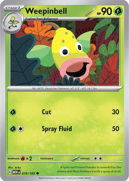 Weepinbell, SV: Scarlet & Violet 151 070/165