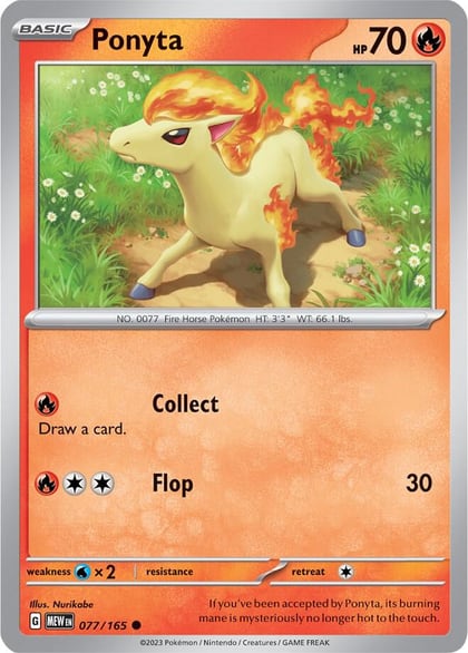 Ponyta, SV: Scarlet & Violet 151 077/165