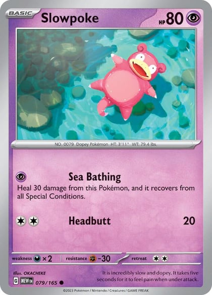 Slowpoke, SV: Scarlet & Violet 151 079/165