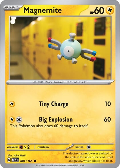 Magnemite, SV: Scarlet & Violet 151 081/165
