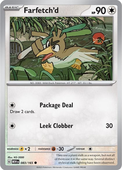 Farfetch'd, SV: Scarlet & Violet 151 083/165