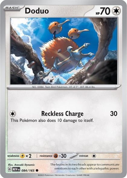 Doduo, SV: Scarlet & Violet 151 084/165