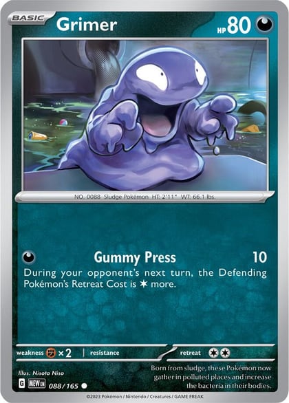 Grimer, SV: Scarlet & Violet 151 088/165