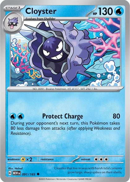 Cloyster, SV: Scarlet & Violet 151 091/165
