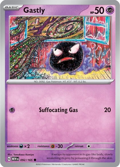 Gastly, SV: Scarlet & Violet 151 092/165
