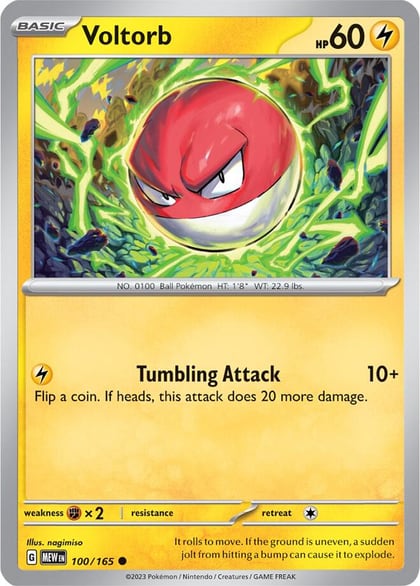 Voltorb, SV: Scarlet & Violet 151 100/165