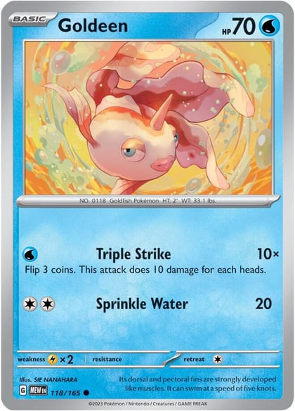 Goldeen, SV: Scarlet & Violet 151 118/165