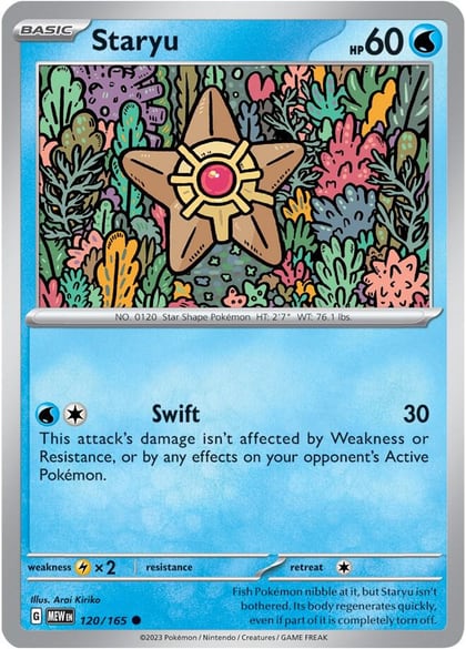 Staryu, SV: Scarlet & Violet 151 120/165