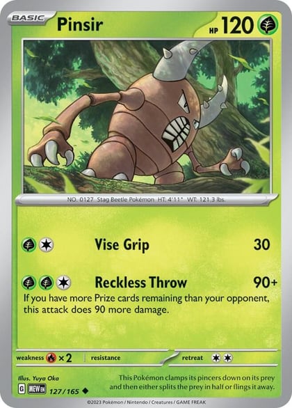 Pinsir, SV: Scarlet & Violet 151 127/165