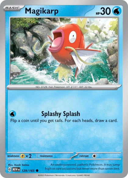 Magikarp, SV: Scarlet & Violet 151 129/165