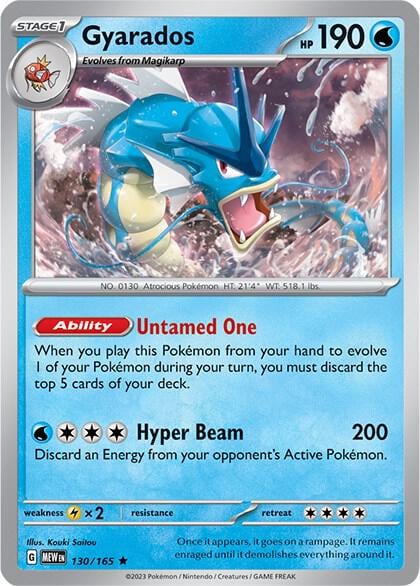 Gyarados, SV: Scarlet & Violet 151 130/165
