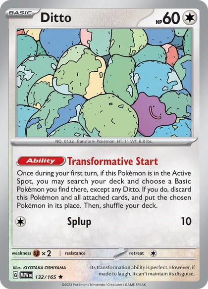 Ditto, SV: Scarlet & Violet 151 132/165