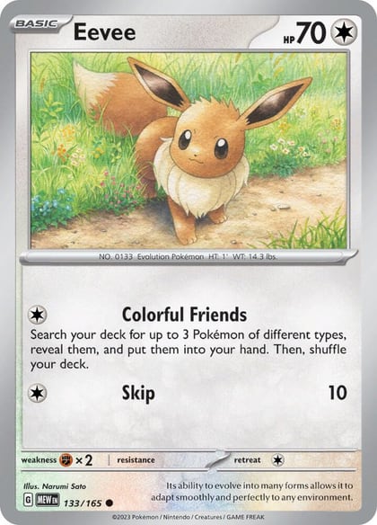 Eevee, SV: Scarlet & Violet 151 133/165